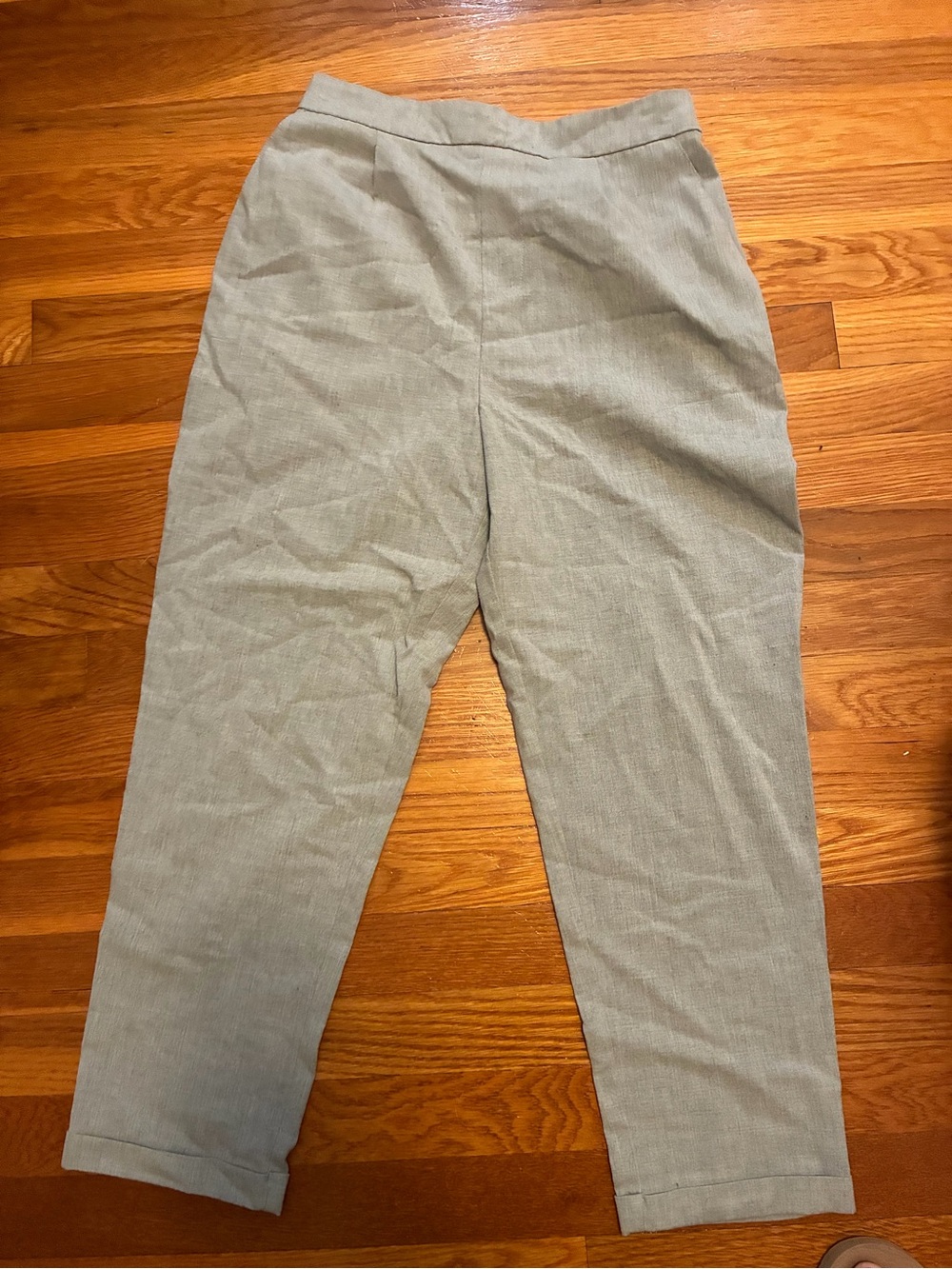 Forever 21 Womens Gray Tapered Dress Pants